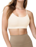 Low-Impact Y-Back Sports Bra 2-Pack – Lightweight Racerback with Removable Pads