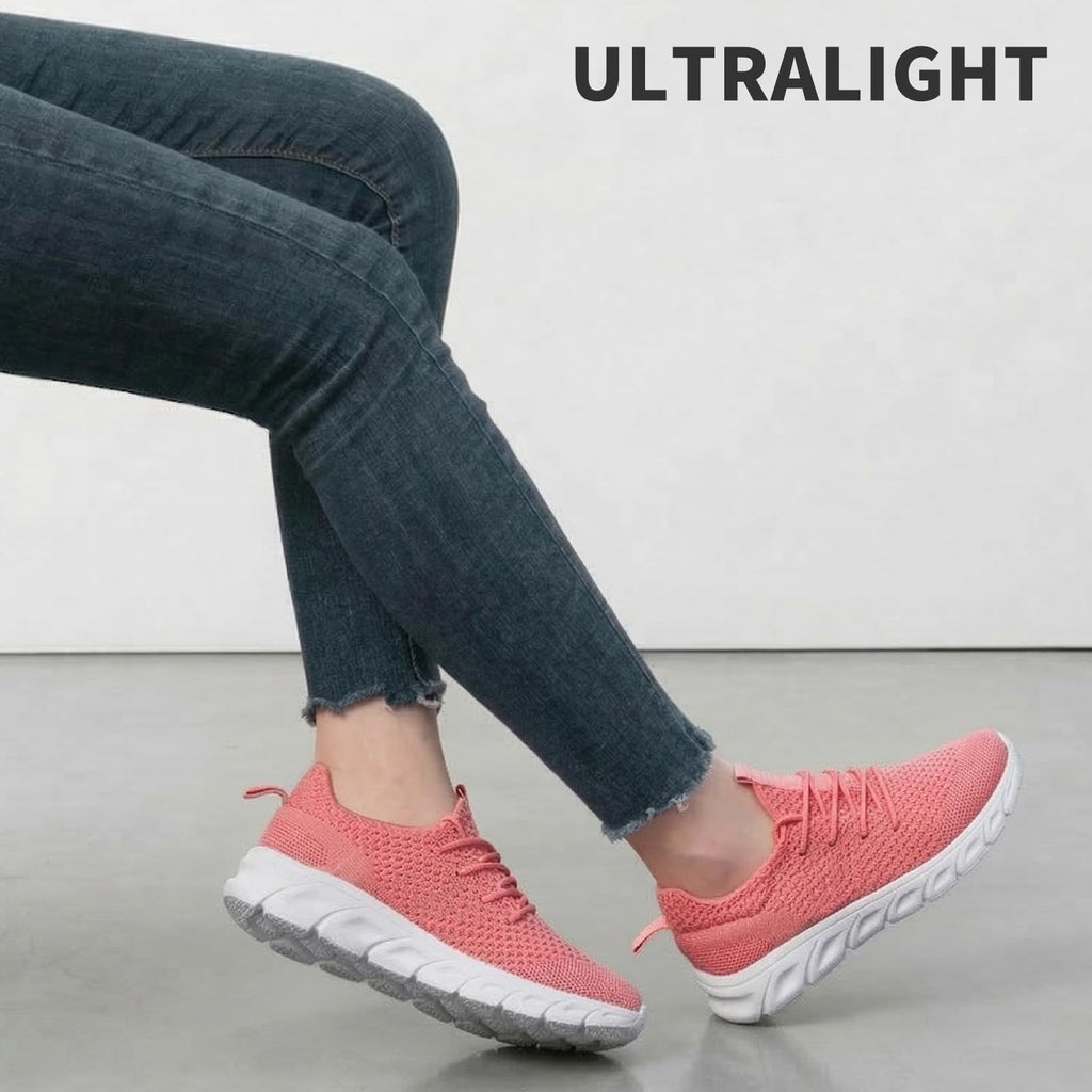Women's Breathable Slip-On Running Sneakers with Non-Slip Sole