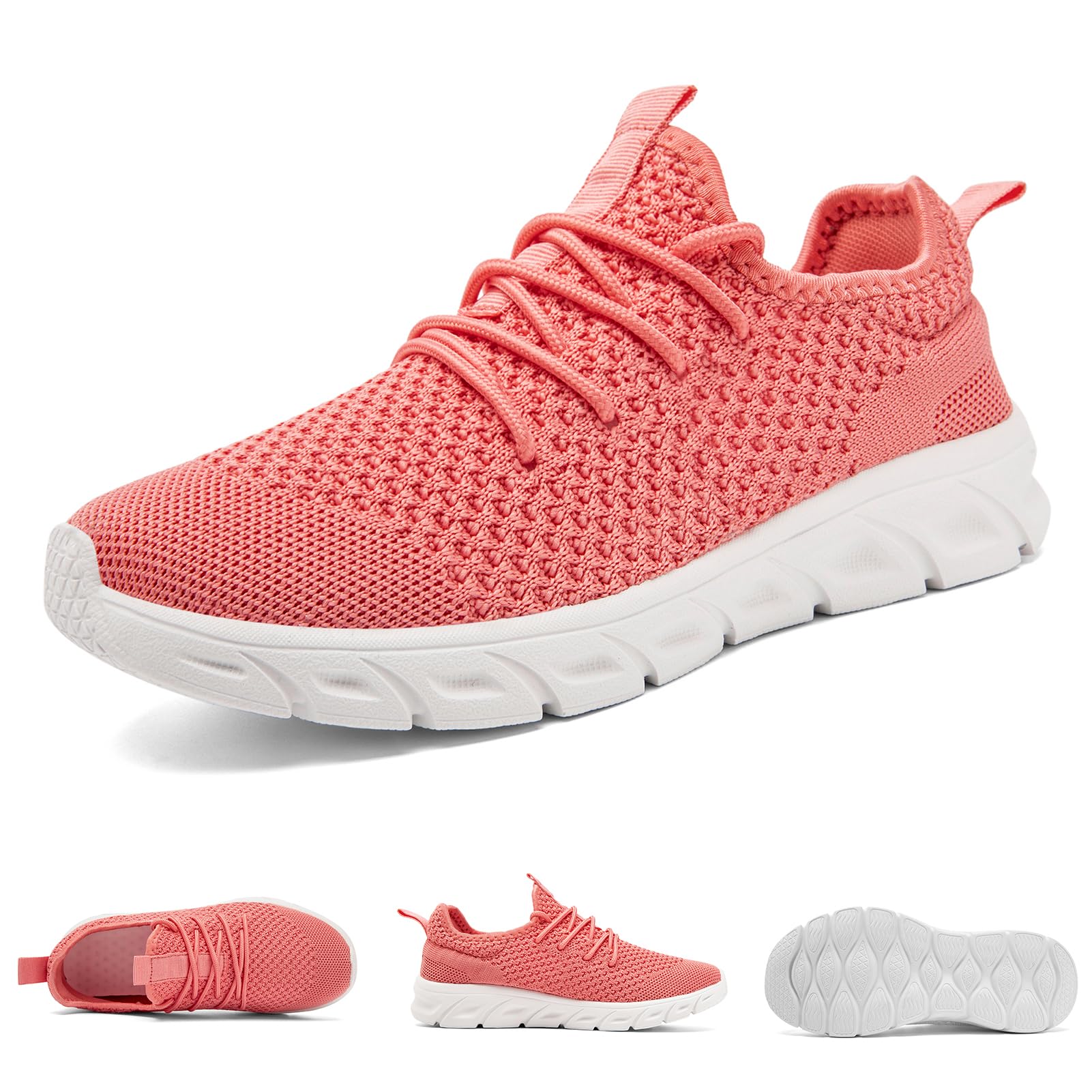 Women's Breathable Slip-On Running Sneakers with Non-Slip Sole