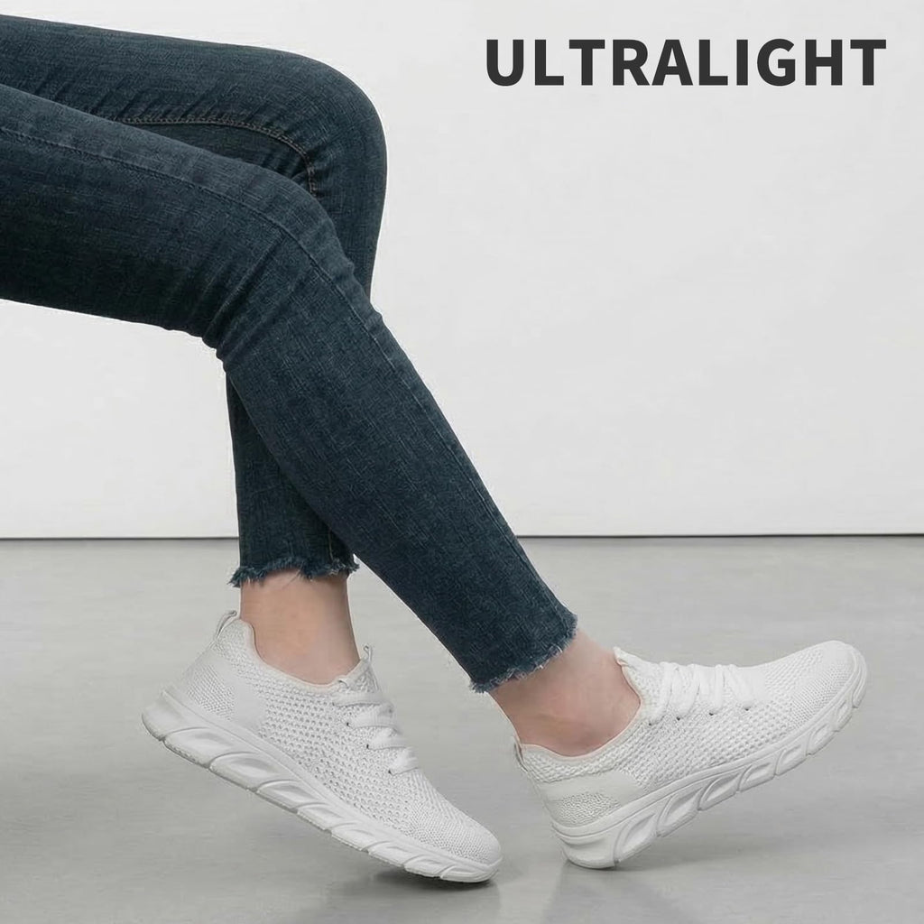 Women's Breathable Slip-On Running Sneakers with Non-Slip Sole