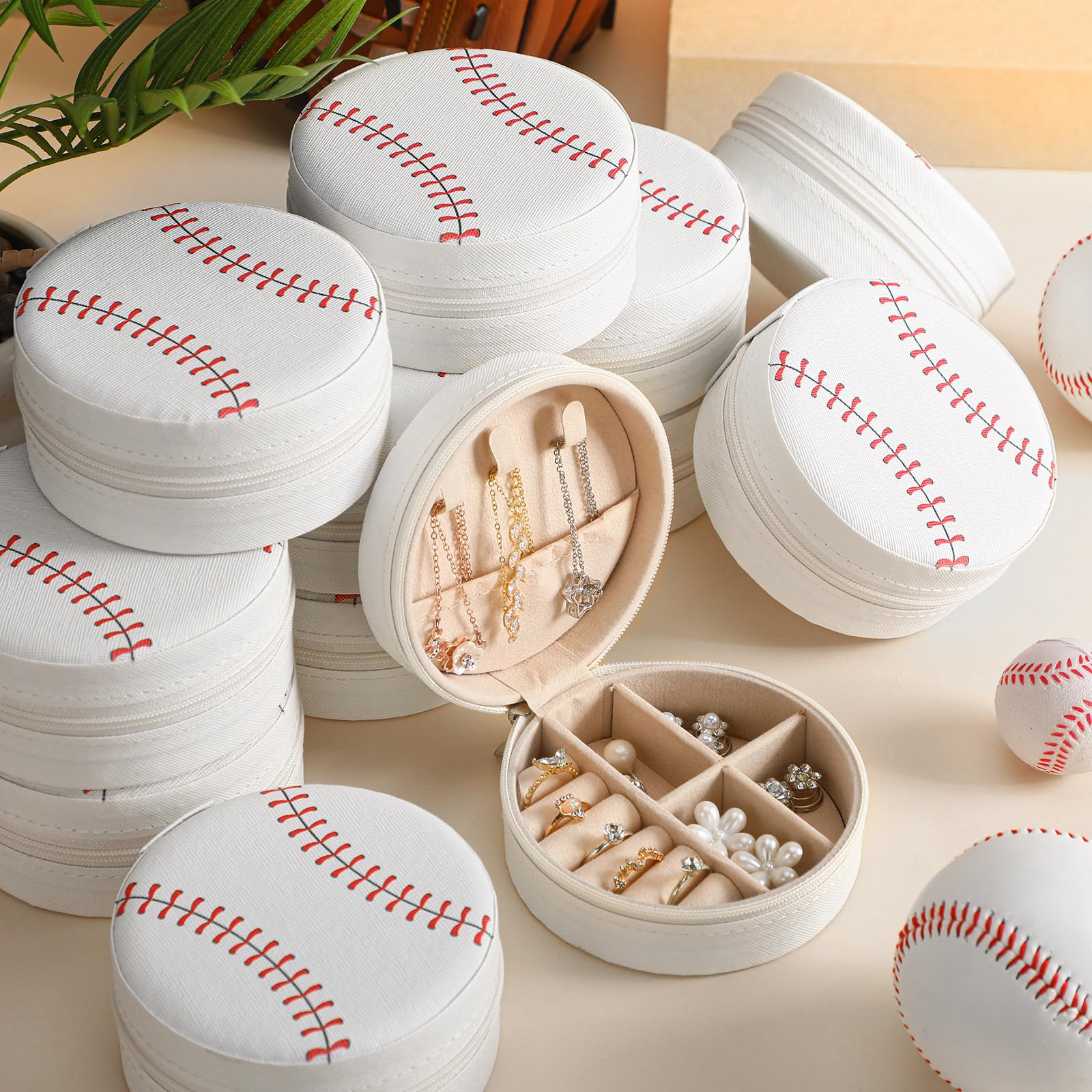 Tennis Themed Jewelry Boxes for Travel and Party Favors