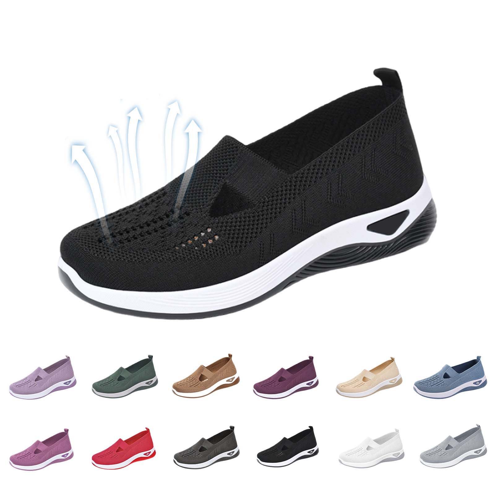 Women's Orthopedic Slip-On Walking Shoes with Arch Support