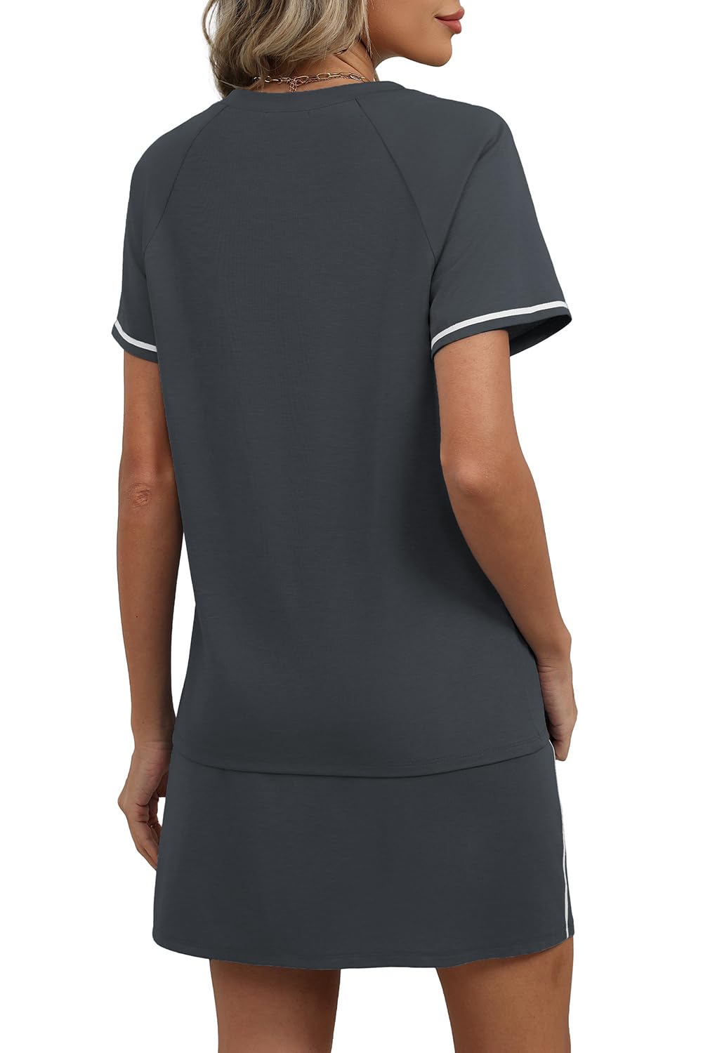 Women's 2-Piece Skirt Set with Built-in Shorts