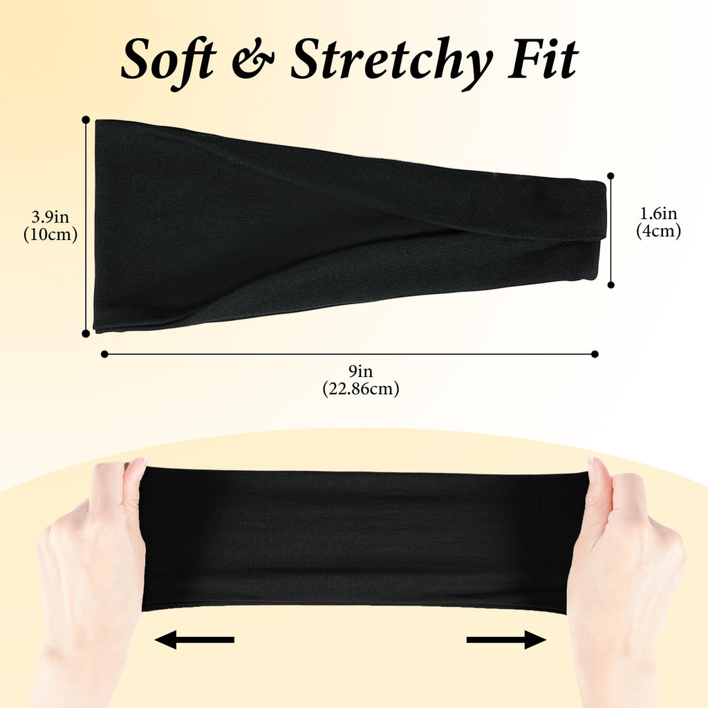 Women's 6-Pack Non-Slip Workout Headbands