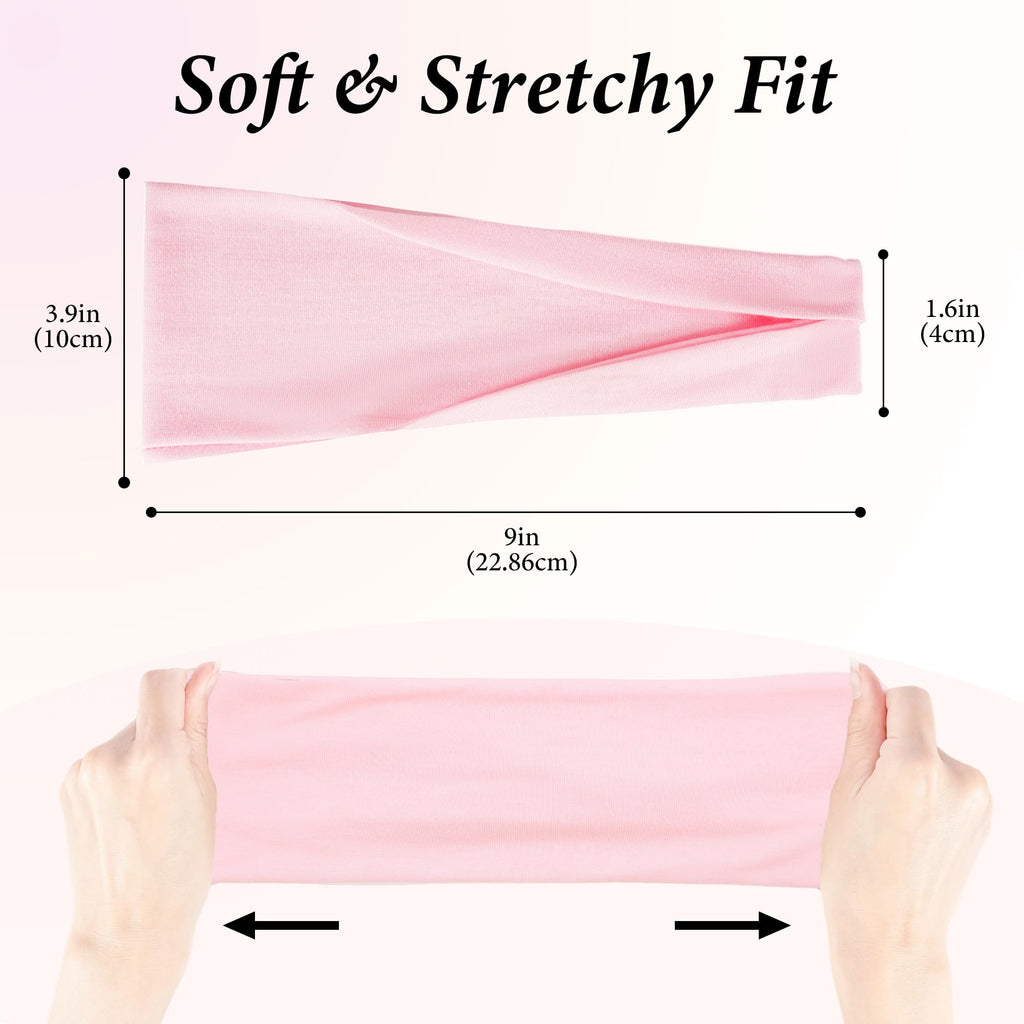 Women's 6-Pack Non-Slip Workout Headbands