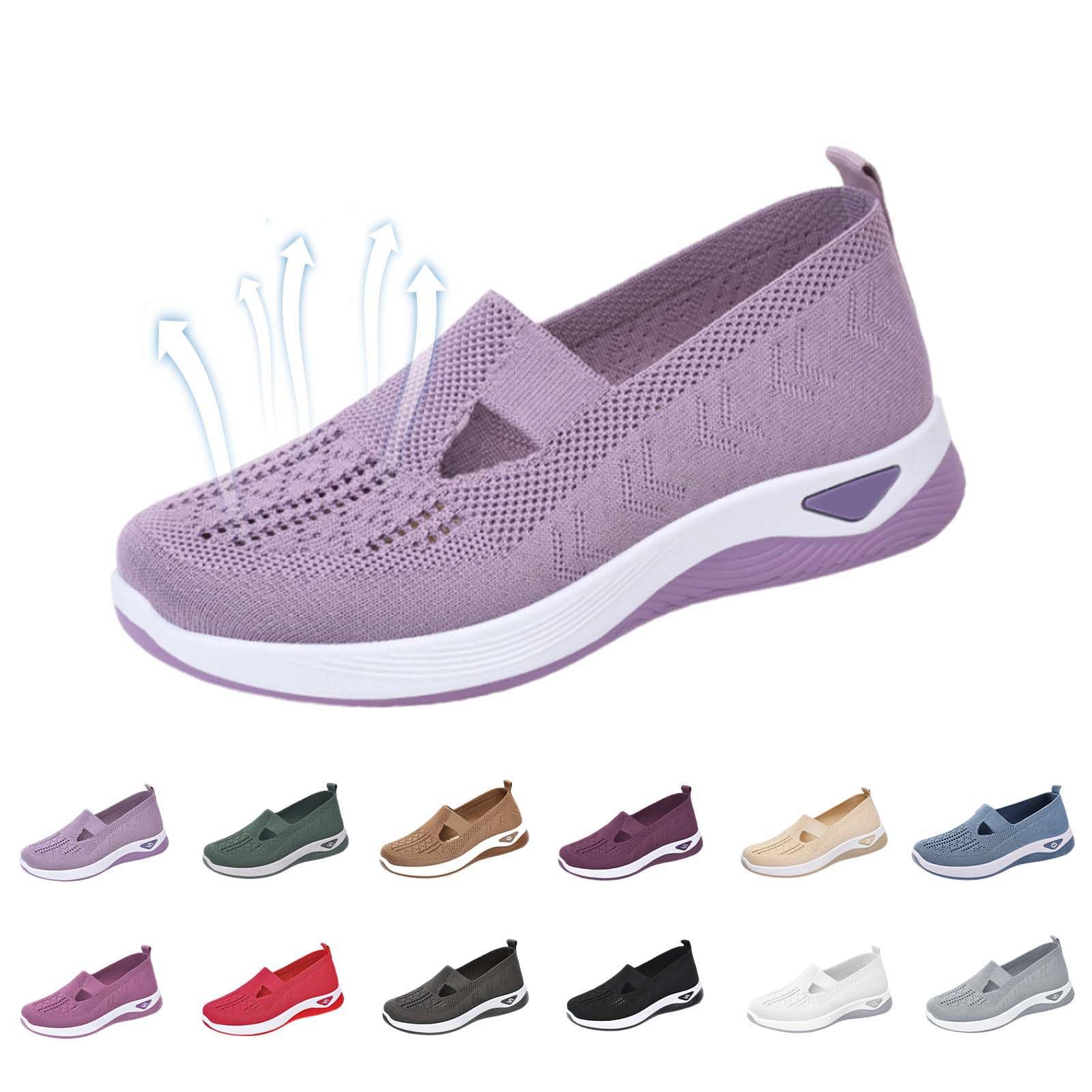 Women's Orthopedic Slip-On Walking Shoes with Arch Support