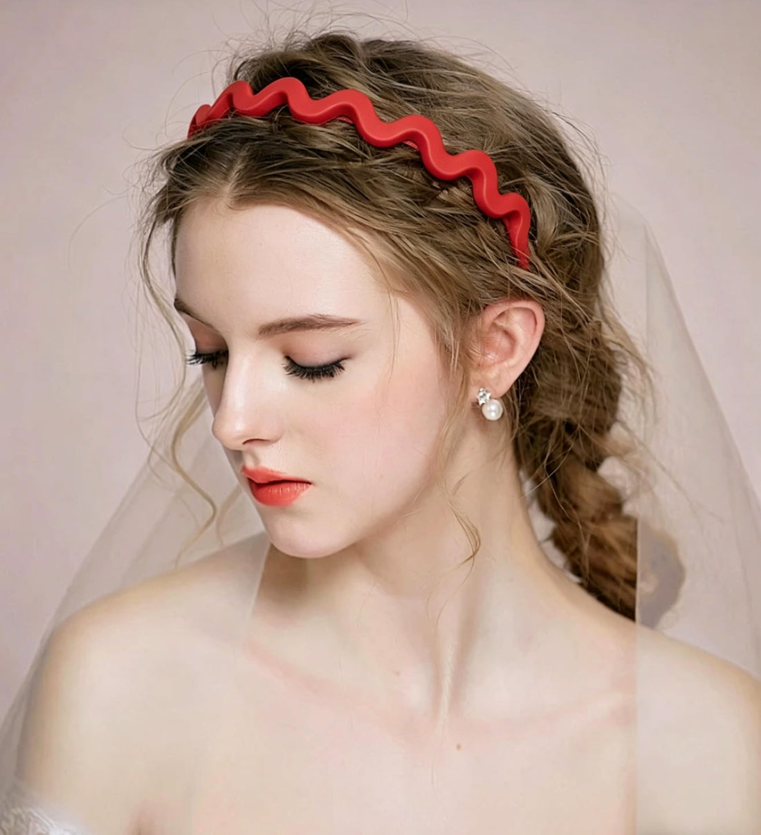 Women's Non-Slip Zig Zag Plastic Headbands with Teeth