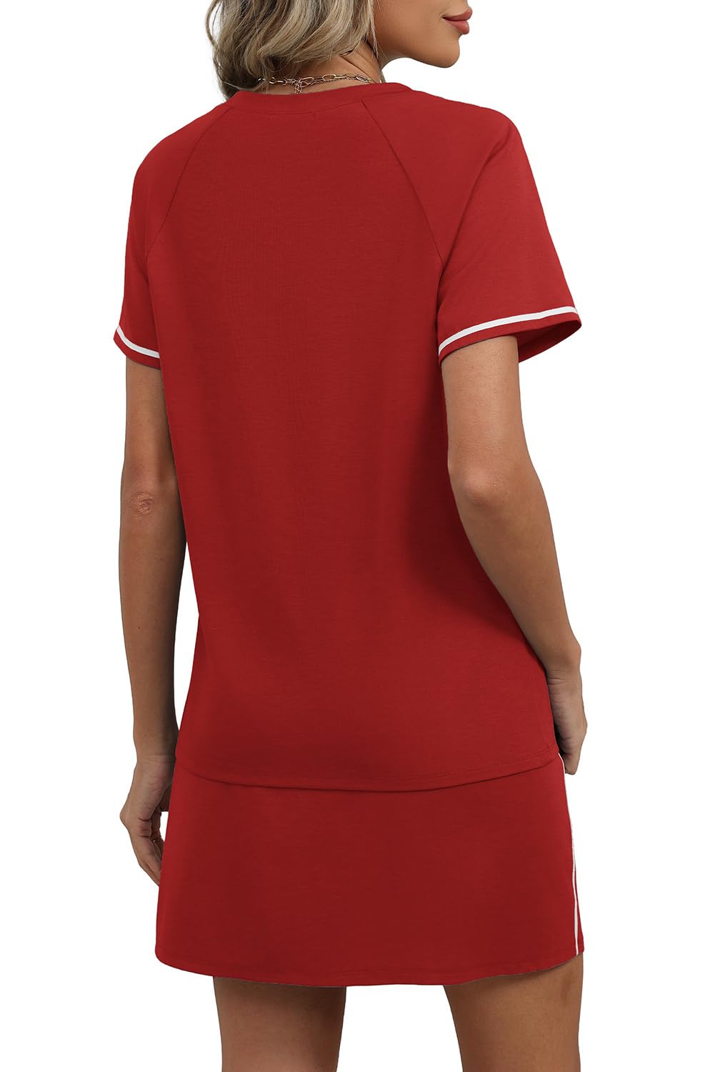 Women's 2-Piece Skirt Set with Built-in Shorts