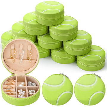 Tennis Themed Jewelry Boxes for Travel and Party Favors