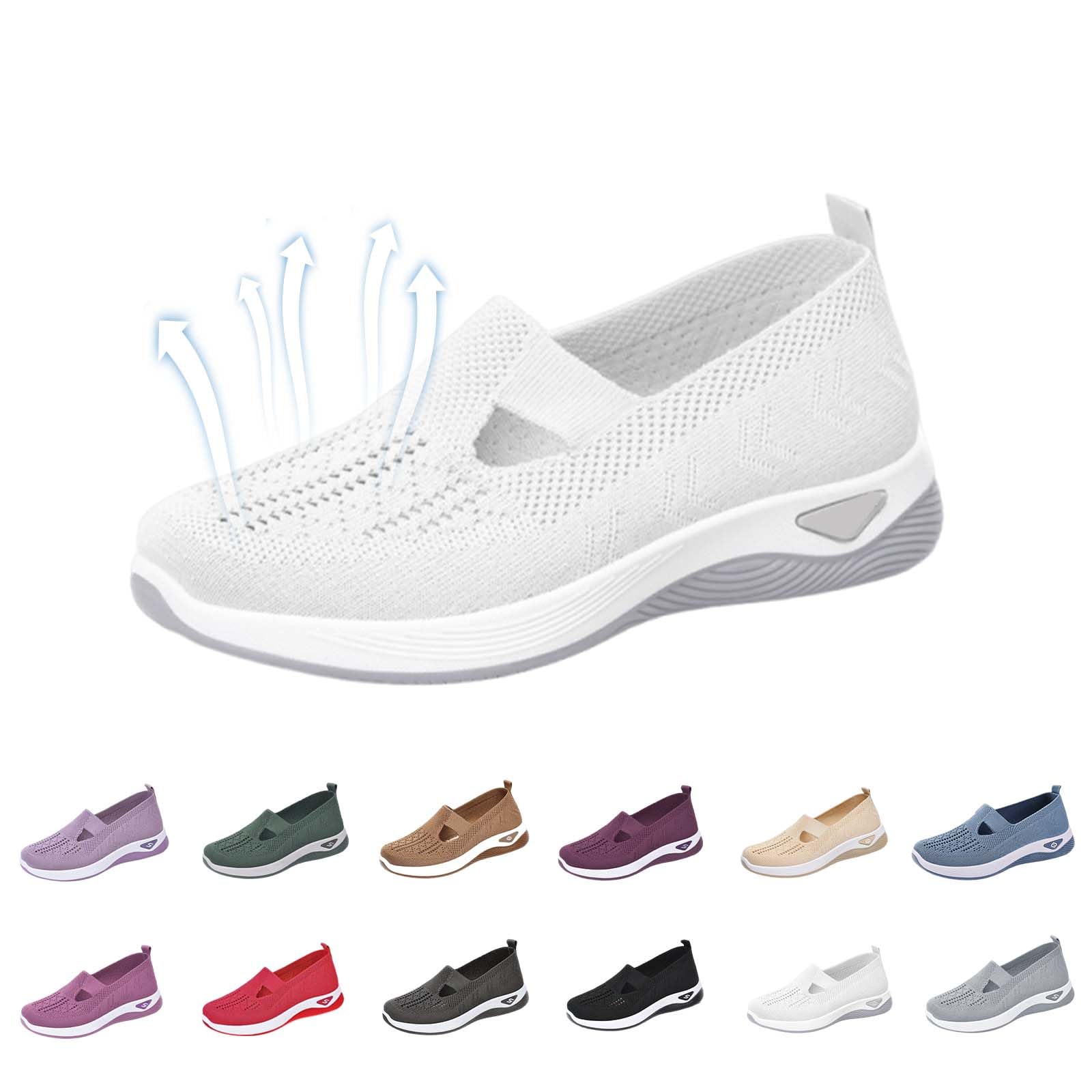 Women's Orthopedic Slip-On Walking Shoes with Arch Support